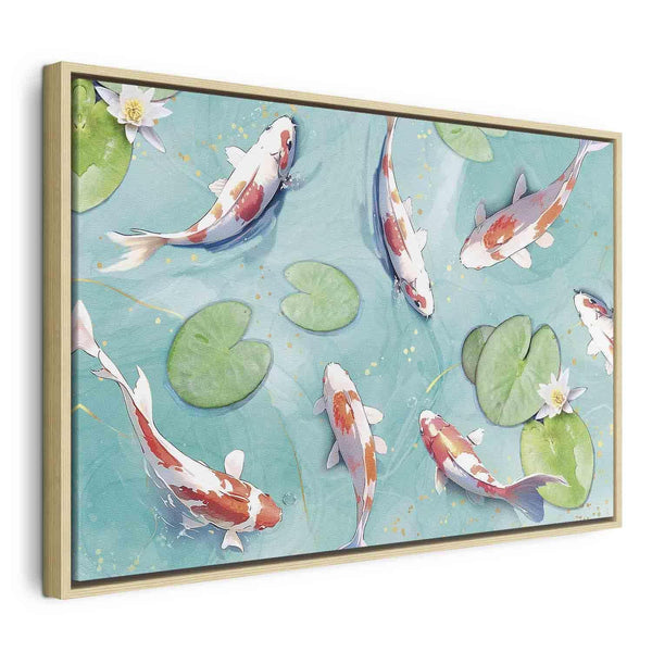 Quadro - Pond in Japan