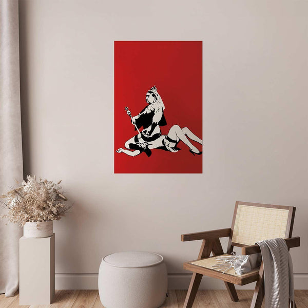 Poster - Banksy: Queen Victoria