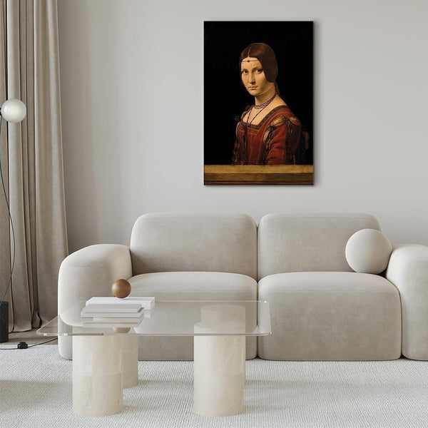 Quadro - Leonardo da Vinci – Beautiful Ferronière