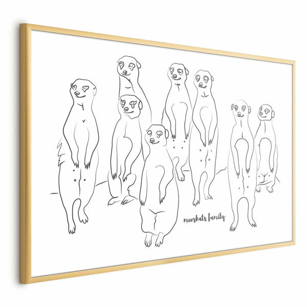 Poster - Meerkat Family