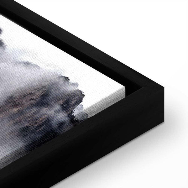 Quadro - High Mountains in Mist (1-part) - Landscape of Clouds Amid Rocks