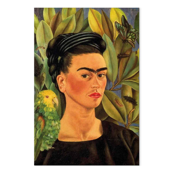 Quadro - Frida Kahlo – Self-Portrait with Bonito