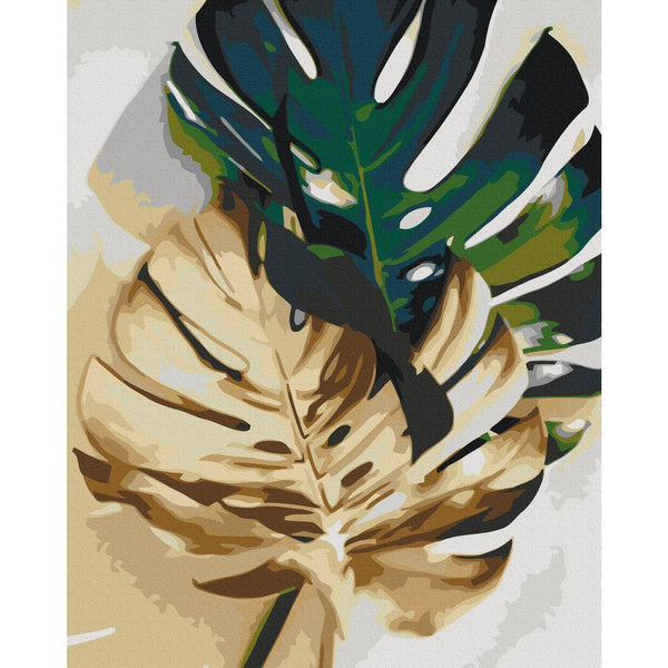 Quadro fai da te - Golden Monstera
