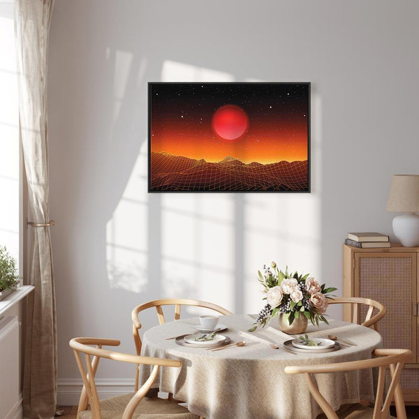 Quadro - Futuristic landscape (1 Part) Wide