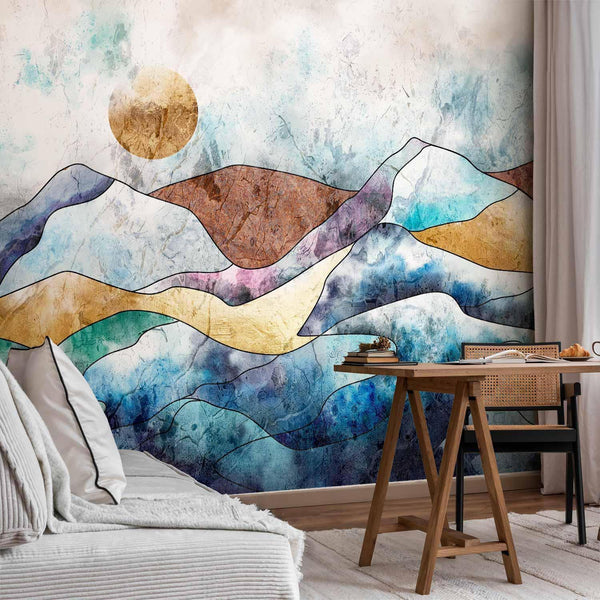 Carta da parati - Stained Glass Landscape