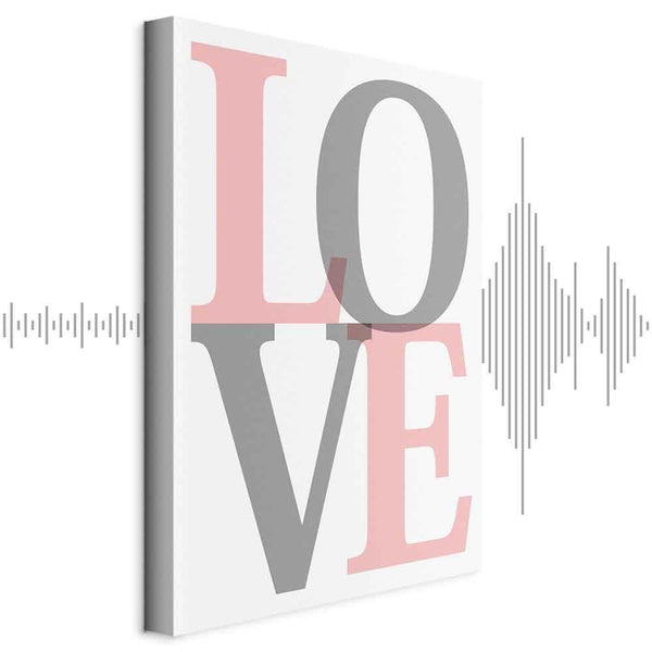 Quadro - Grey Love (1 Part) Vertical