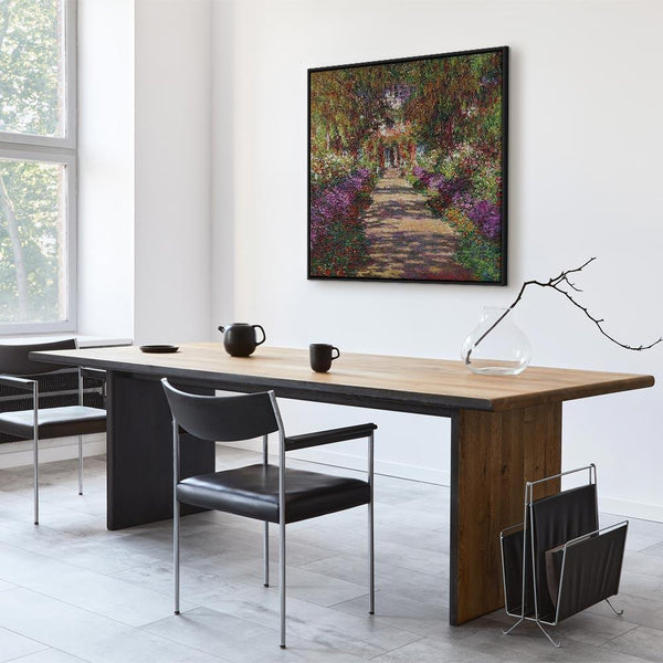 Quadro - Claude Monet – A Pathway in Monet's Garden