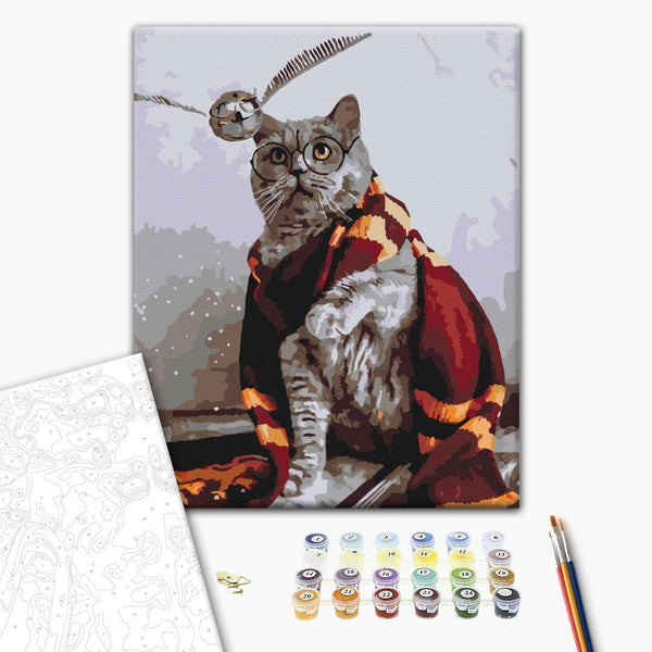Quadro fai da te - Magical cat