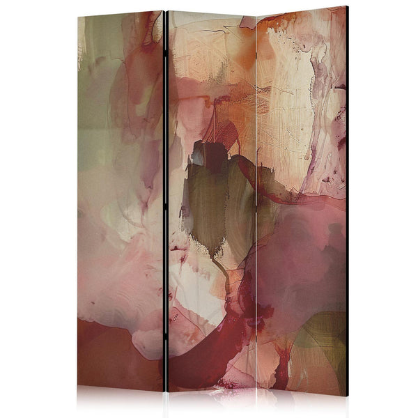 Paravento - Rose Abstraction - Spilled Watercolor Paint in Spring Colors