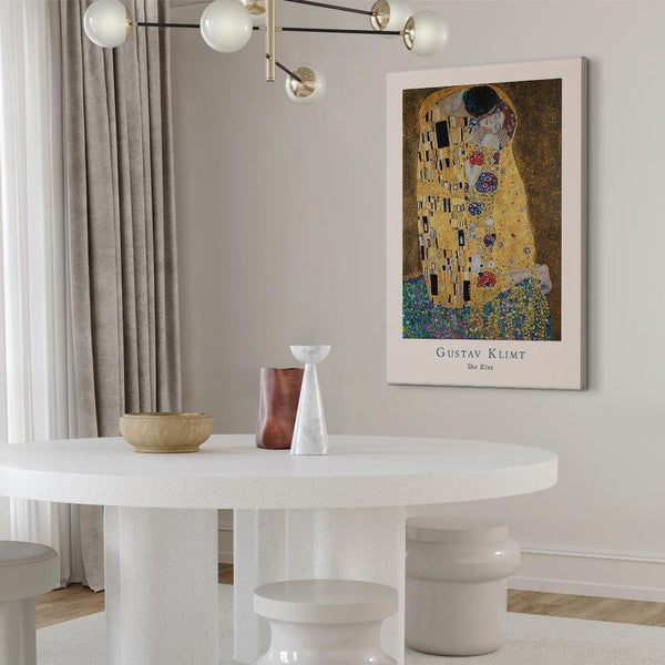 Quadro - Gustav Klimt - The Kiss (1 Part) Vertical