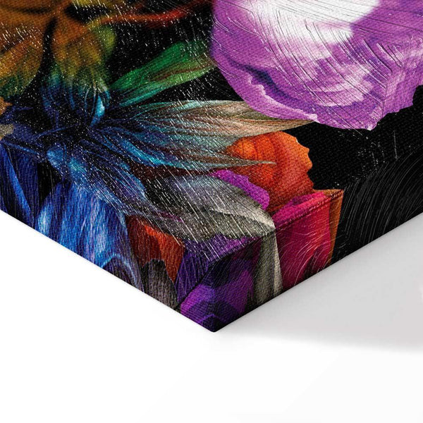 Quadro - Nature in Summer Hues (1-part) - Flower Garden of Inspiration