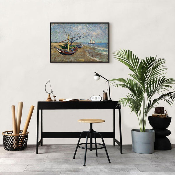 Quadro - Vincent van Gogh – Fishing Boats on the Beach