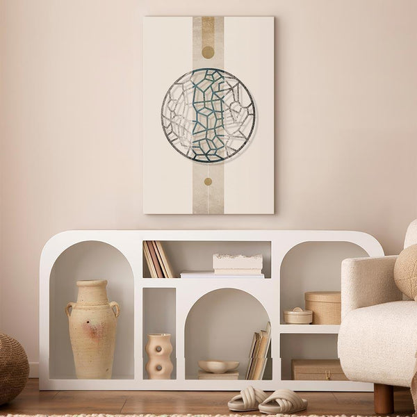 Quadro - Circle with Artistic Details (1-part) - Abstract Shape