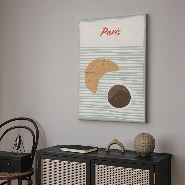 Quadro - Parisian Breakfast (1 Part) Vertical