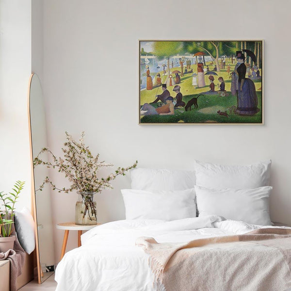 Quadro - Georges Seurat – Sunday Afternoon on the Island of La Grande Jatte