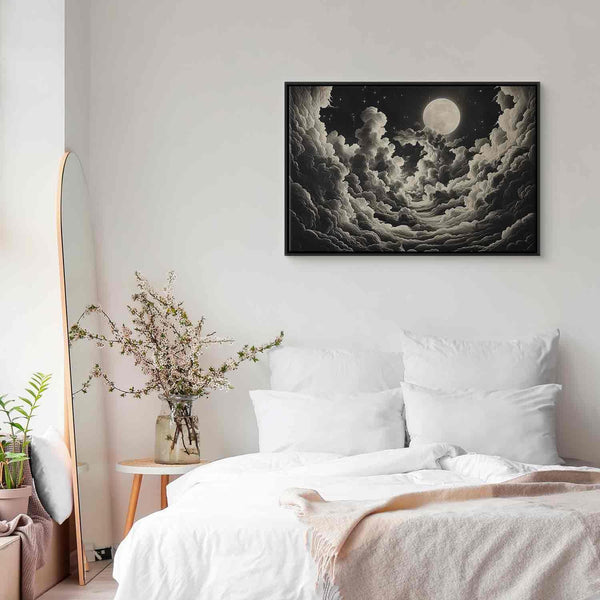 Quadro - Moon and Stars Singing Among the Great Clouds