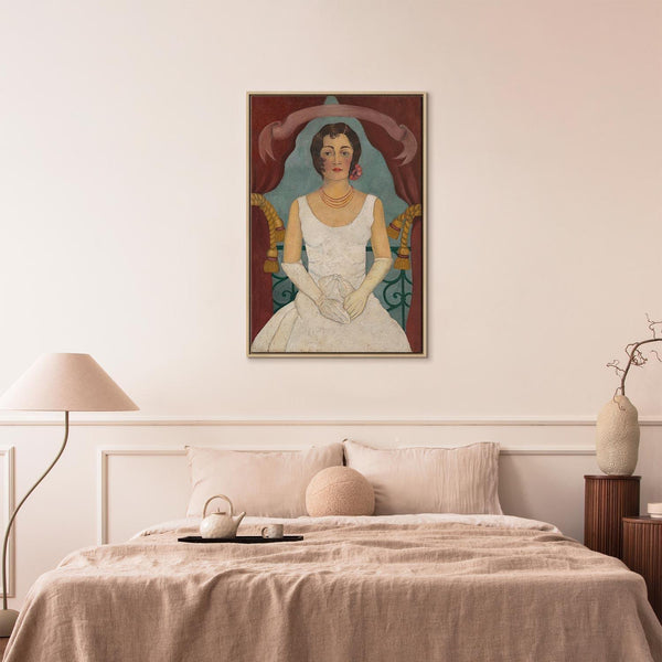 Quadro - Frida Kahlo – Portrait of a Lady in White