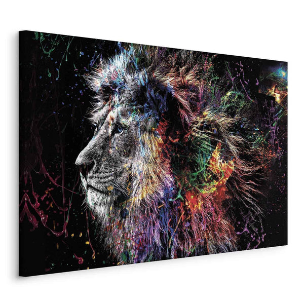 Quadro - Crazy Lion (1 Part) Wide