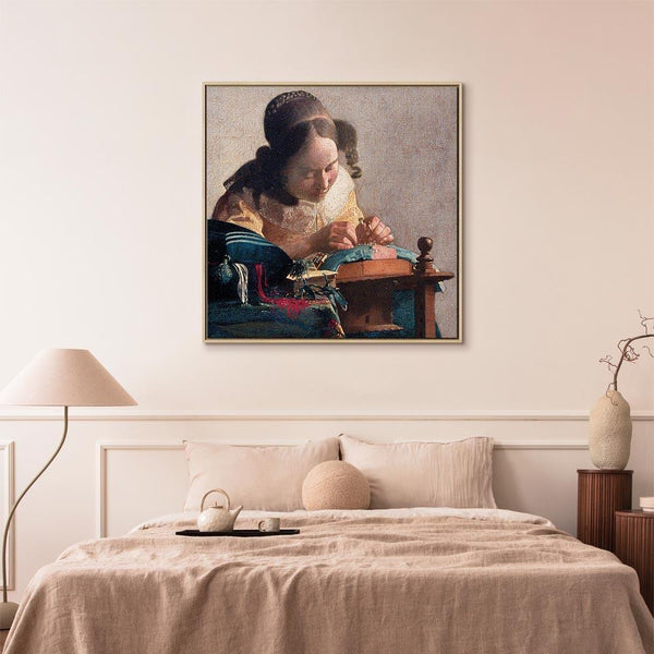 Quadro - Jan Vermeer – The Lacemaker