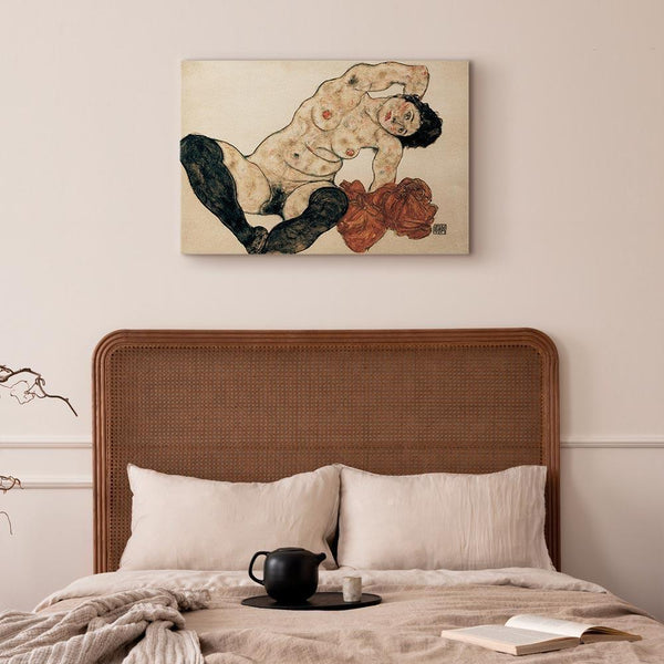 Quadro - Egon Schiele – Liegender Akt mit gelbem Handtuch