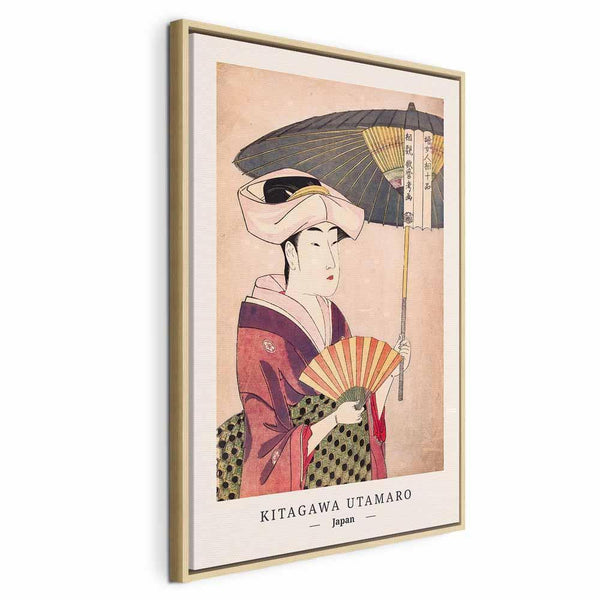 Quadro - Woman With an Umbrella (1 Part) Vertical