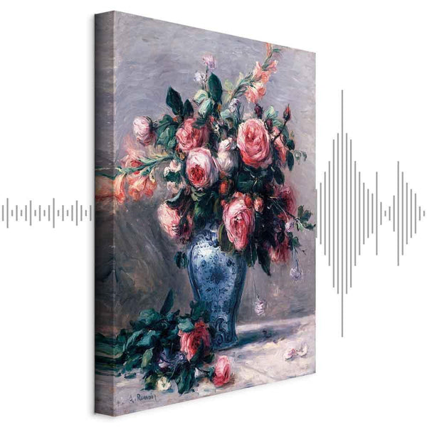 Quadro - Pierre-Auguste Renoir – Vase of Roses