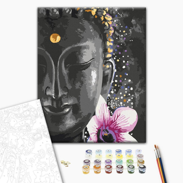 Quadro fai da te - Buddha and Flower