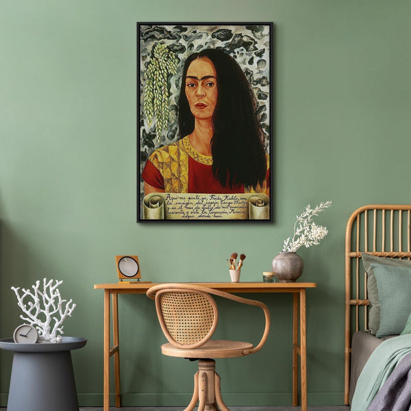 Quadro - Frida Kahlo – Self-Portrait with Loose Hair