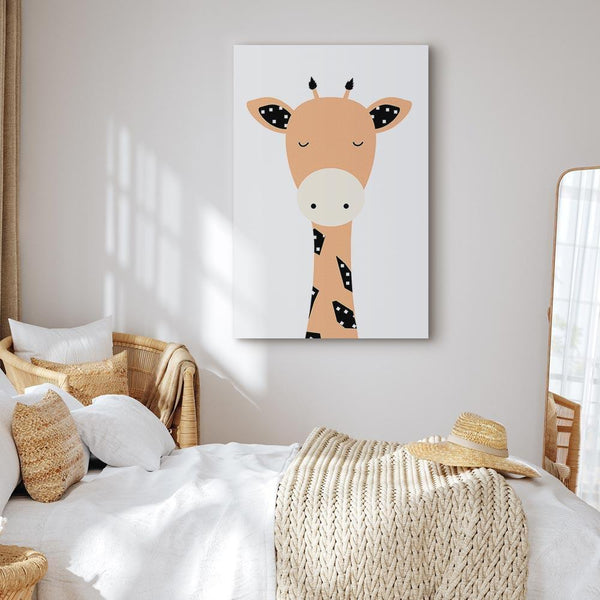 Quadro - Funny Giraffe (1 Part) Vertical