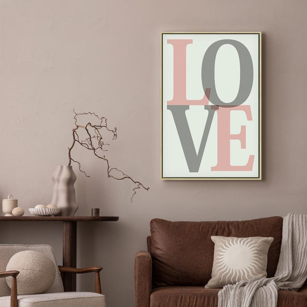 Quadro - Grey Love (1 Part) Vertical