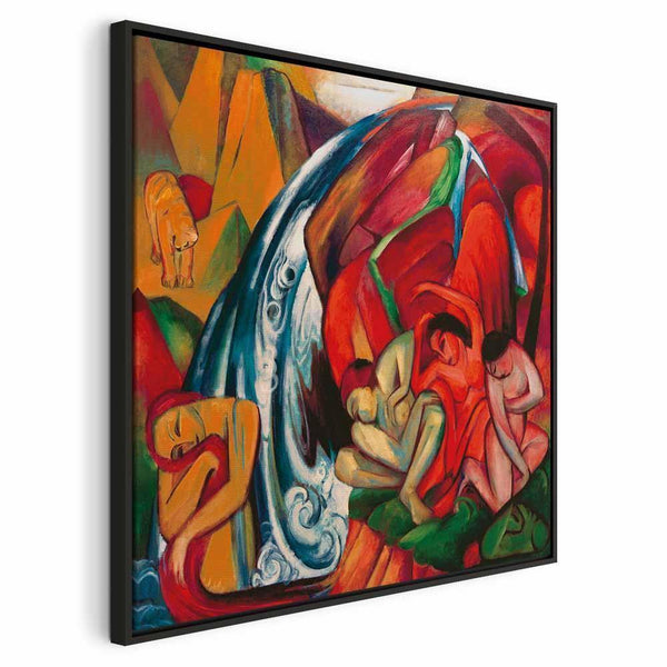 Quadro - Franz Marc – The waterfall (Women under a waterfall)