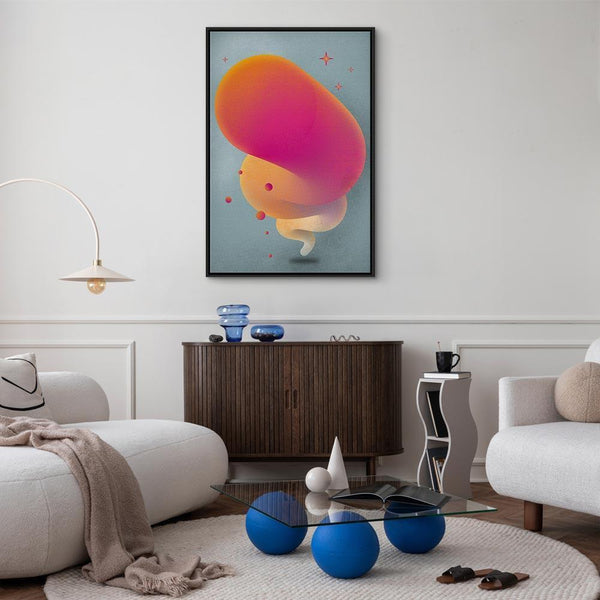 Quadro - Pink Streak (1 Part) Vertical