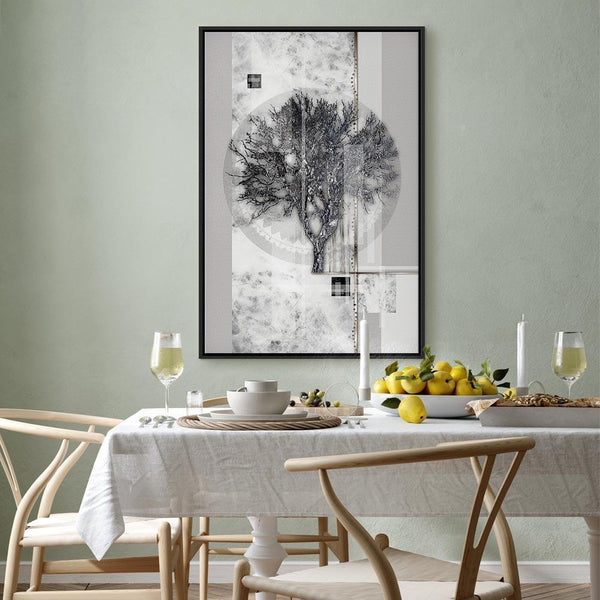 Quadro - Silver Tree (1 Part) Vertical