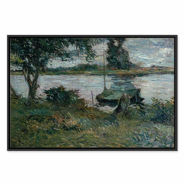 Quadro - Paul Gauguin – Flußufer