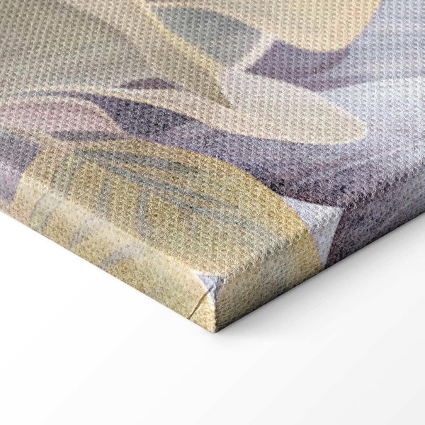 Quadro - Heron wading in a pond - illustration in bright colours