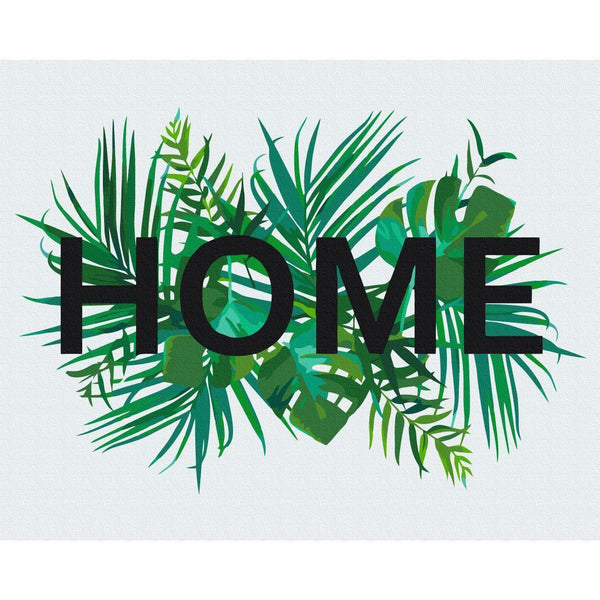 Quadro fai da te - Home on the Leaves