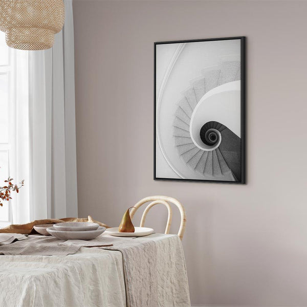 Quadro - White Stairs (1 Part) Vertical