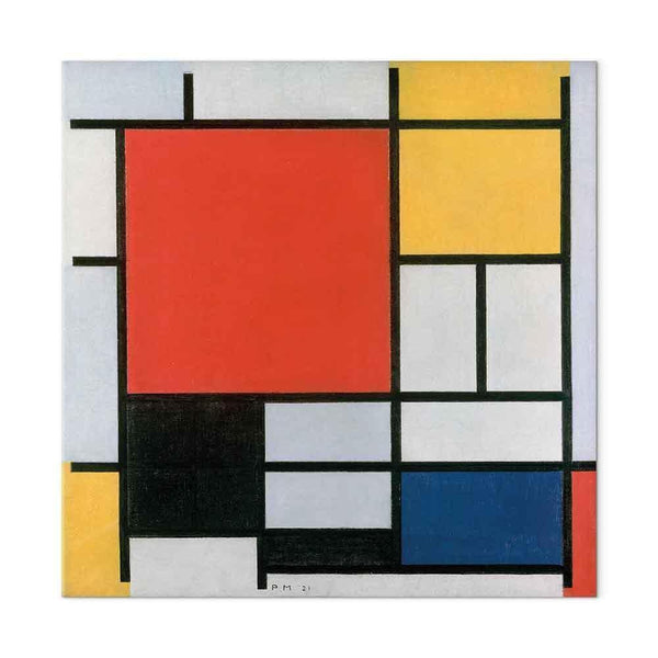 Quadro - Piet Mondrian – Composition with red, yellow blue and black