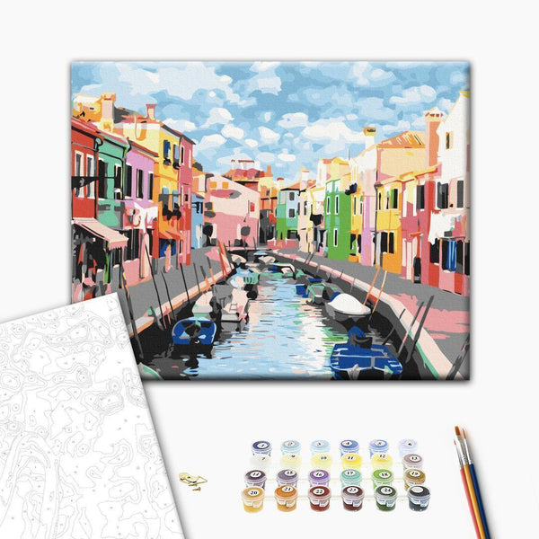 Quadro fai da te - Houses in Burano