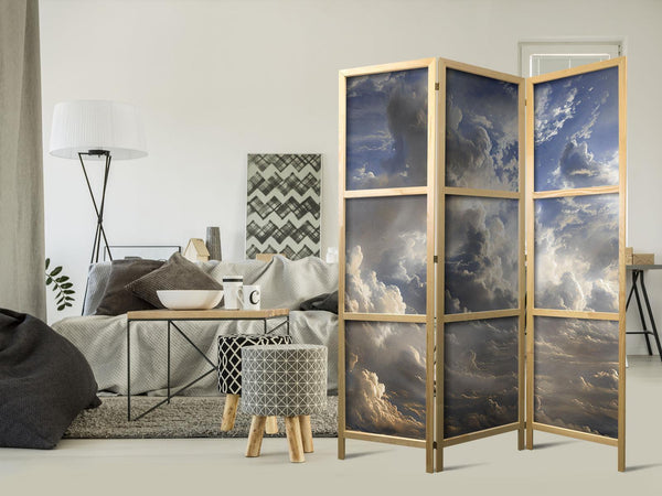 Paravento giapponese - Golden Reflections on Clouds Foretelling Dusk