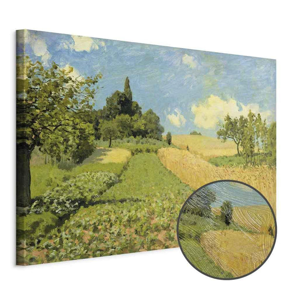 Quadro - Alfred Sisley – Grain fields on the hills of Argenteuil