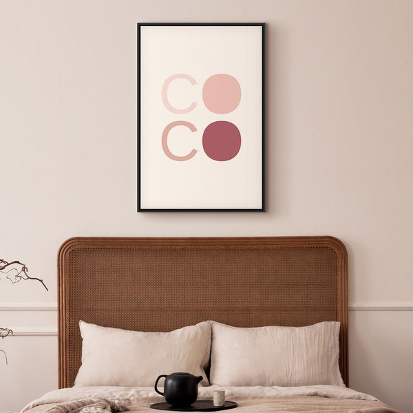 Quadro - Pink Coco (1 Part) Vertical