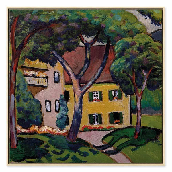 Quadro - August Macke – Staudacherhaus in Tegernsee
