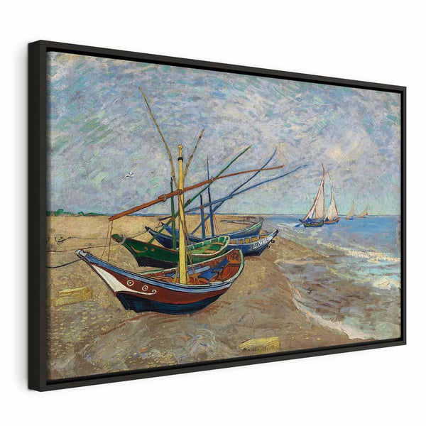 Quadro - Vincent van Gogh – Fishing Boats on the Beach