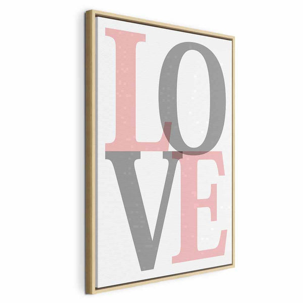 Quadro - Grey Love (1 Part) Vertical