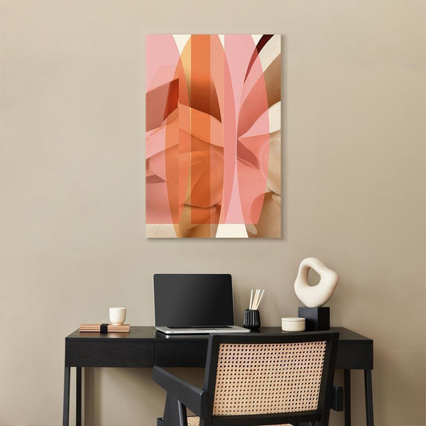 Quadro - Floral Kaleidoscope (1 Part) Vertical