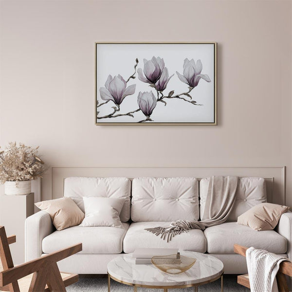 Quadro - Painted Magnolias (1 Part) Wide