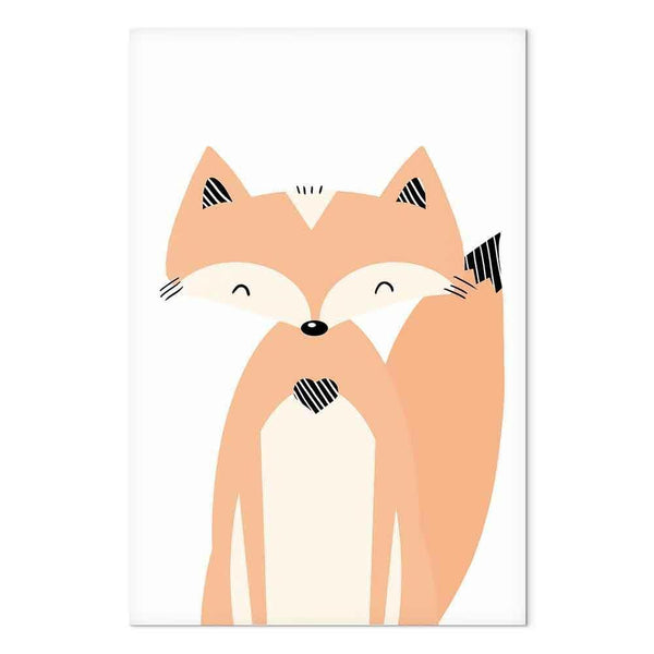 Quadro - Happy Fox (1 Part) Vertical