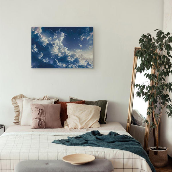 Quadro - Starry Clouds and Delicate Light Over a Corner of the Sky