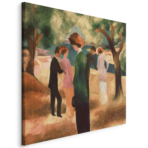 Quadro - August Macke – Lady in Green Jacket